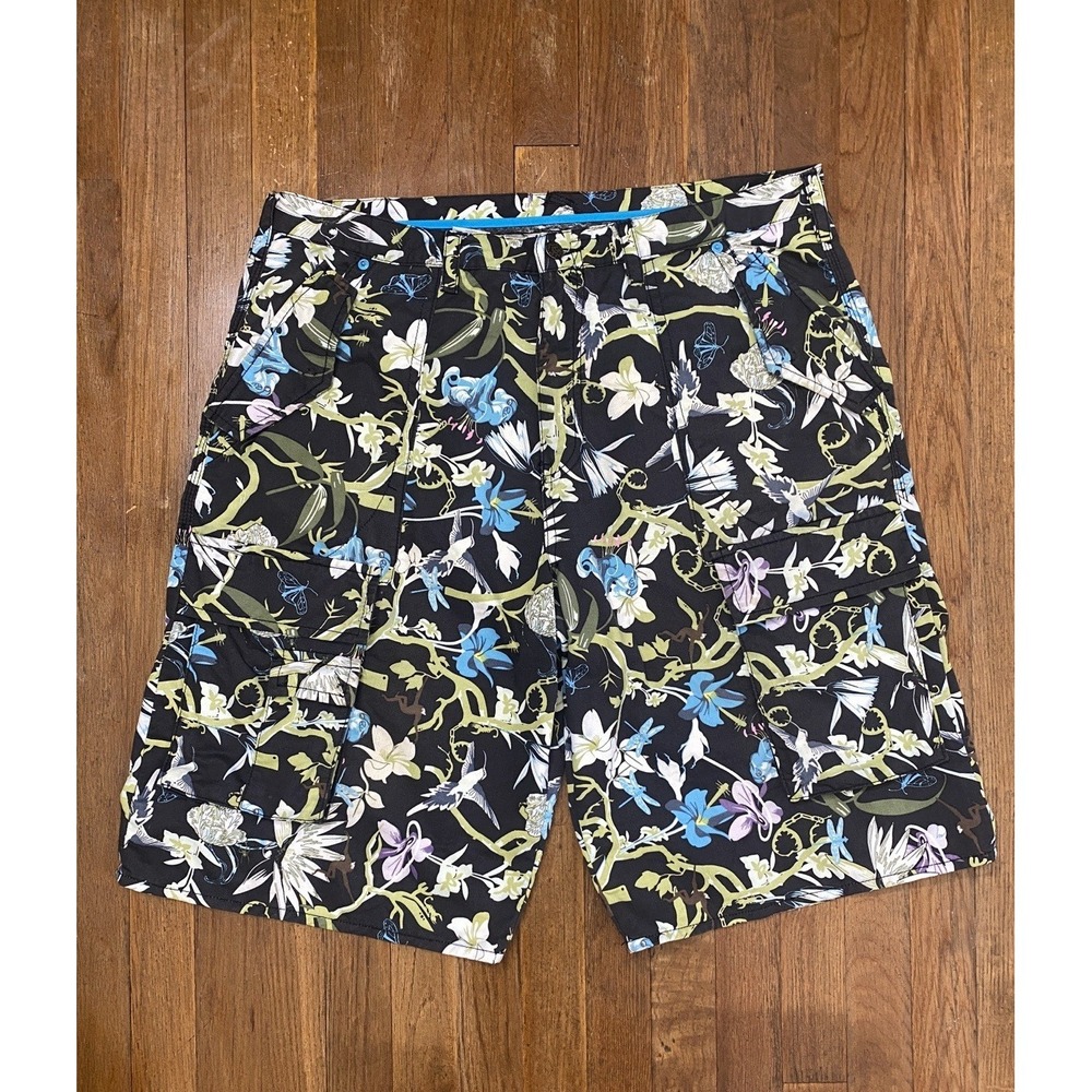 Vtg Artful Dodger Shorts Mens 36 Cargo Baggy Y2K Skater Beach Streetwear Bold